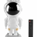 BUĞZ Projeksiyon Astronot Lamba Speaker Sevimli Astronot Bluetooth Hoparlör