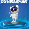 BUĞZ Projeksiyon Astronot Lamba Speaker Sevimli Astronot Bluetooth Hoparlör