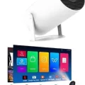 BUĞZ Projeksiyon Cihazı Video Oyun Konsolu Projektör Taşınabilir Ayaklı Çift Kollu 4K Çözünürlüklü - BUĞZ