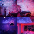 BUĞZ Projektör Özellikli Bluetooth Hoparlör ve RGB LED Işıklı Gece Lambası, Siyah Renk