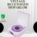 BUĞZ Projektörlü Gece Lambalı Retro Hoparlör – Taşınabilir Bluetooth Speaker