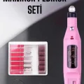  Protez Tırnak Manikür ve Pedikür Seti Elektrikli