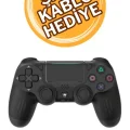 BUĞZ Ps4 Kol Wireless Bt Kablosuz Oyun Kolu Ps4 Joystick Tablet Telefon Pc Uyumlu Titreşimli Oyun Kolu