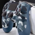  PS4 Oyun Kolu Kamuflaj Desenli Joystick