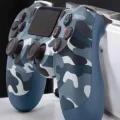  PS4 Oyun Kolu Kamuflaj Desenli Joystick