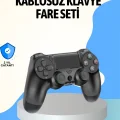 BUĞZ PS4 Uyumlu Kablosuz Oyun Kolu Ergonomik Çift Titreşimli