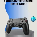 BUĞZ PS4 Uyumlu Kablosuz Oyun Kolu – Gerçekçi Titreşimli Geri Bildirim