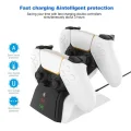 BUĞZ Ps5 Dualsense /ps5 Slim/ps5 Pro Gamepad Hızlı Şarj İstasyonu Çift Kol Şarj Ünitesi