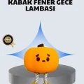 BUĞZ Pumpkin LED Gece Lambası Üç Kademeli Işık Ayarlı