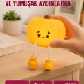 BUĞZ Pumpkin LED Night Light Dokunmatik Şarjlı Silikon Gece Lambası Yeni Nesil