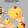 BUĞZ Pumpkin LED Night Light Dokunmatik Şarjlı Silikon Gece Lambası Yeni Nesil - BUĞZ