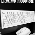  Q Klavye Klavye ve Mouse Seti USB Girişli Kablosuz