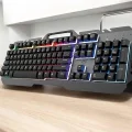 BUĞZ Q Klavye RGB Işıklı Klavye Ve Mouse Seti Kablolu Mouse Hediyeliş