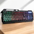 BUĞZ Q Klavye RGB Işıklı Klavye Ve Mouse Seti Kablolu Mouse Hediyeliş