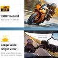 BUĞZ Q29 Motosiklet Kask Bluetooth Kulaklık Eşleşmeli 1080p Kamera Geniş Açı Su Geçirmez Intercom