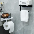 BUĞZ Raflı Yapışkanlı Tuvalet Kağıdı Askılığı Bx40