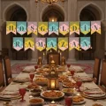BUĞZ Ramazan Renkli Banner Süs - Hoşgeldin Ramazan