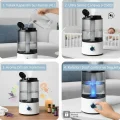 BUĞZ RBH-04 Ultrasonik Hava Nemlendirici 4 Litre Buhar Makinesi Aroma Difüzörü - Otomatik Kapanma ( BUĞZ )