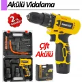BUĞZ RBT - C12-2S 2 Vites 12V-1,3Ah 28 Parça Çift Akü Vidalama Matkap
