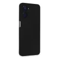 BUĞZ Realme 10 4g Kılıf Nano İçi Kadife Silikon - Siyah