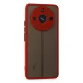 BUĞZ Realme 11 Pro Kılıf Montreal Silikon Kapak - Kırmızı