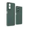BUĞZ Realme 12 Lite Kılıf Auto Focus Kapak - Koyu Yeşil