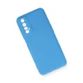 BUĞZ Realme 7 Kılıf Nano İçi Kadife Silikon - Mavi