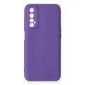 BUĞZ Realme 7 Kılıf Nano İçi Kadife Silikon - Mor