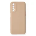 BUĞZ Realme 7 Kılıf Nano İçi Kadife Silikon - Pudra