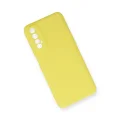BUĞZ Realme 7 Kılıf Nano İçi Kadife Silikon - Sarı