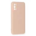 BUĞZ Realme 7 Pro Kılıf Nano İçi Kadife Silikon - Pudra