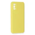 BUĞZ Realme 7 Pro Kılıf Nano İçi Kadife Silikon - Sarı