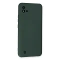 BUĞZ Realme C11 2021 Kılıf Nano İçi Kadife Silikon - Koyu Yeşil