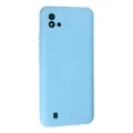 BUĞZ Realme C11 2021 Kılıf Nano İçi Kadife Silikon - Mavi