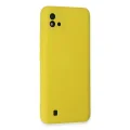 BUĞZ Realme C11 2021 Kılıf Nano İçi Kadife Silikon - Sarı