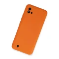 BUĞZ Realme C11 2021 Kılıf Nano İçi Kadife Silikon - Turuncu