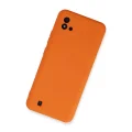 BUĞZ Realme C11 2021 Kılıf Nano İçi Kadife Silikon - Turuncu