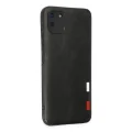 BUĞZ Realme C11 Kılıf Loop Deri Silikon - Siyah