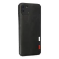 BUĞZ Realme C11 Kılıf Loop Deri Silikon - Siyah