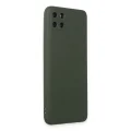 BUĞZ Realme C11 Kılıf Nano İçi Kadife Silikon - Koyu Yeşil