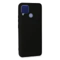BUĞZ Realme C15 Kılıf Nano İçi Kadife Silikon - Siyah
