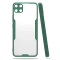 BUĞZ Realme C15 Kılıf Platin Silikon - Yeşil