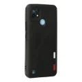 BUĞZ Realme C21 Kılıf Loop Deri Silikon - Siyah
