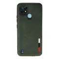 BUĞZ Realme C21 Kılıf Loop Deri Silikon - Yeşil