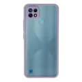 BUĞZ Realme C21 Kılıf Montreal Silikon Kapak - Mor