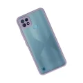 BUĞZ Realme C21 Kılıf Montreal Silikon Kapak - Mor