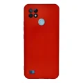 BUĞZ Realme C21 Kılıf Nano İçi Kadife Silikon - Kırmızı