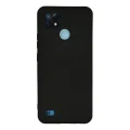 BUĞZ Realme C21 Kılıf Nano İçi Kadife Silikon - Siyah