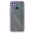 BUĞZ Realme C25 Kılıf Montreal Silikon Kapak - Mor
