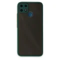 BUĞZ Realme C25 Kılıf Montreal Silikon Kapak - Yeşil